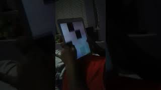 My Brother is a GOD at piano tiles 2 on IPad! screenshot 2