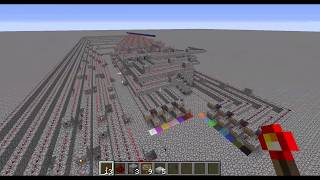 My First Redstone Calculator in Minecraft