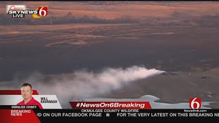 Wildfire Threatens Homes In NE Okmulgee County