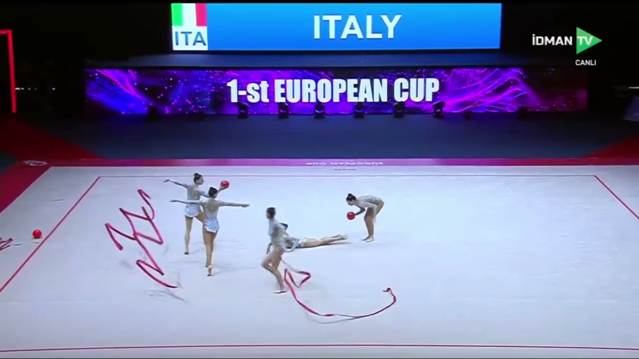 ITALY 3 RIBBONS and 2 BALLS AA 34,0 - European Cup 2024