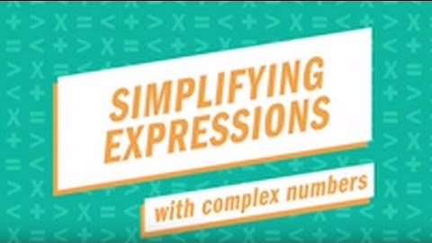 Simplifying Expressions With Complex Numbers With the TI-84 Plus CE Graphing Calculator