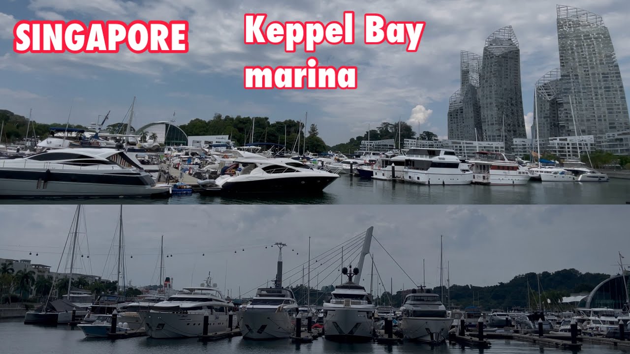 SINGAPORE KEPPEL BAY LOOKS WILL AMAZE YOU | KEPPEL BAY BRIDGE LOOKS COOL TOO | SG WALKING TOUR 4K 