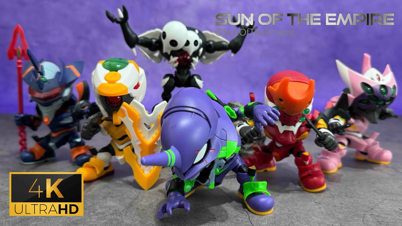 Soskill X Evangelion Moveable Blind Box Kits (set) Plastic Model