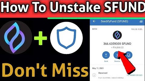 🔥CLAIM FAST || How To unstake SFUND || full guide + information ||