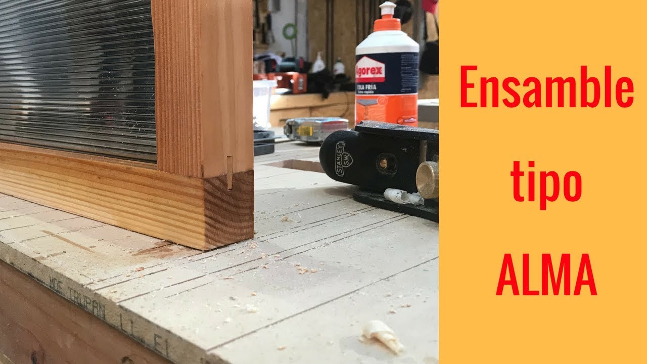 Ensamble tipo alma - Marco de Ventana