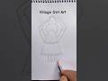 Village Girl Drawing #shorts #ytshorts #shortsvideo #village #drawing #kids #shorts