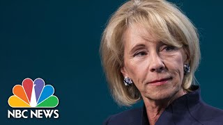 Educators Say Betsy DeVos Is Funneling Pandemic Funding Into Private Schools | NBC News