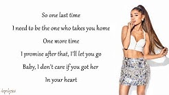 Ariana Grande - One Last Time (Lyrics)  - Durasi: 3:22. 