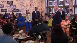 Biden makes 2nd campaign stop in Philadelphia