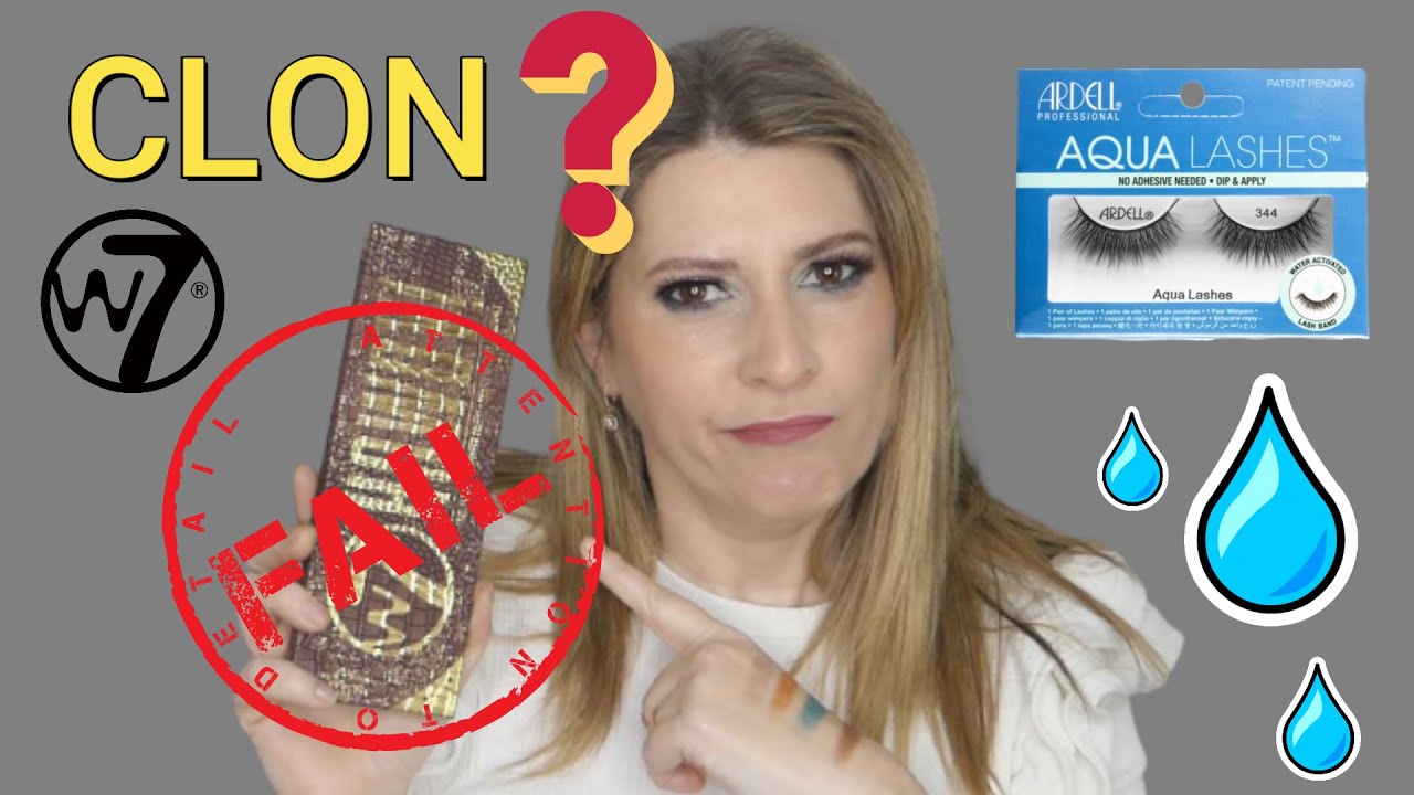 NOVEDAD W7, paleta HOWDY/ Es un CLON? 🙄+ pestañas postizas que se pegan con AGUA💦