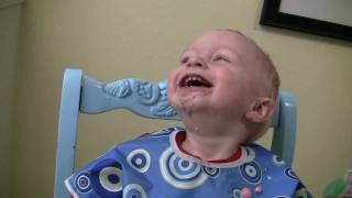 Baby Micah Laughing Hysterically in His High Chair by BruBearBaby 1,879,082 views 12 years ago 1 minute, 3 seconds