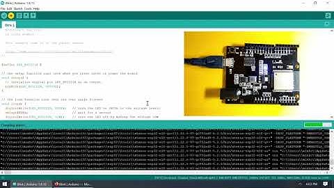 Nạp code cho ESP32 dùng Arduino