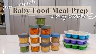 Meal prep baby food pouches with me. They are loaded with fresh