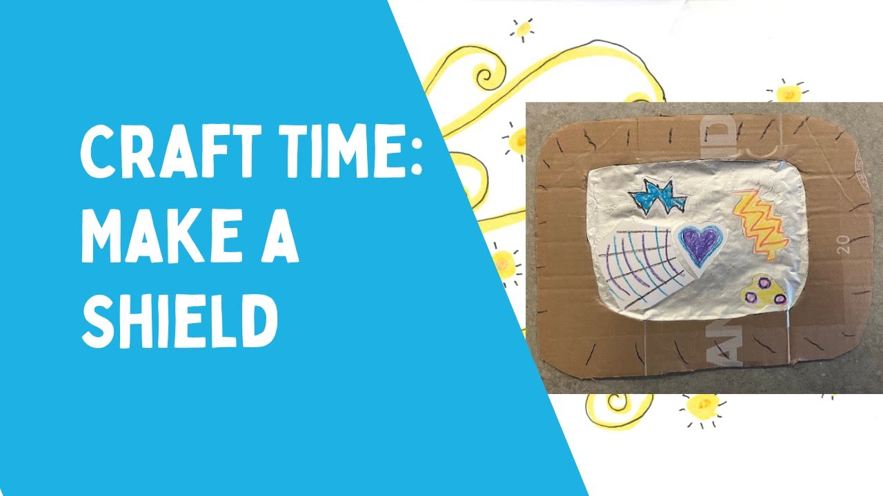Make a Shield Craft Activity - YouTube