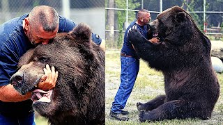 Дружба человека и ГИГАНТСКОГО медведя Джимбо