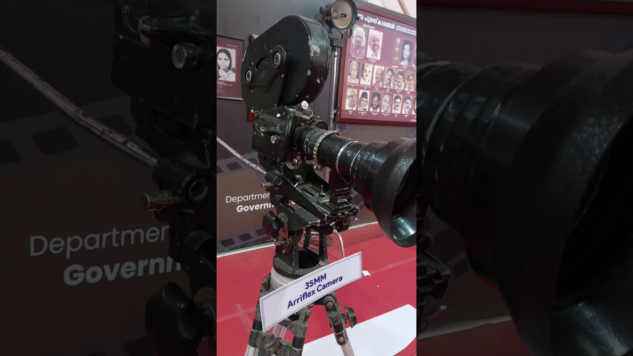 Old film movie camera 35mm