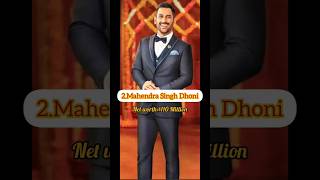 Net worth Of Top 10 most Richest Cricketers in India 2023.#cricket #sachintendulkar #rohitsharma