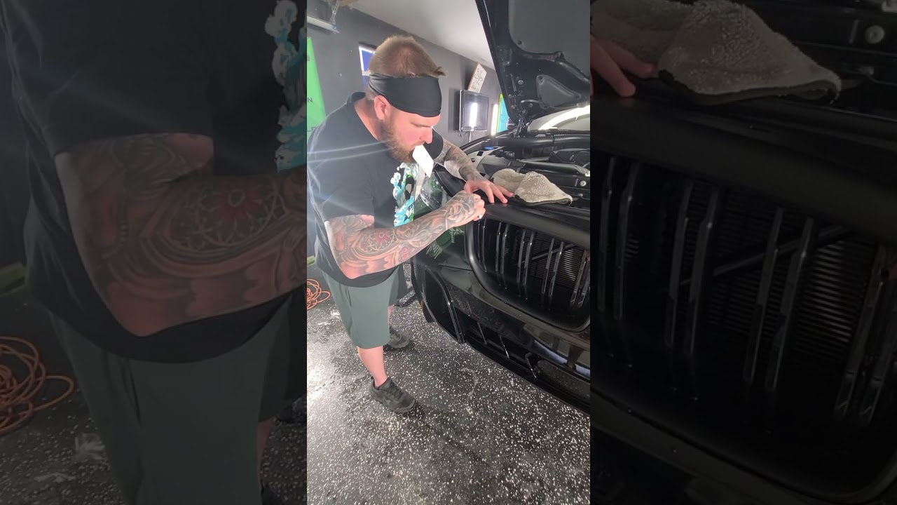 2024 M6 BMW Front Clip Complete Opti Coat's Ultra Paint Protection Film Complete