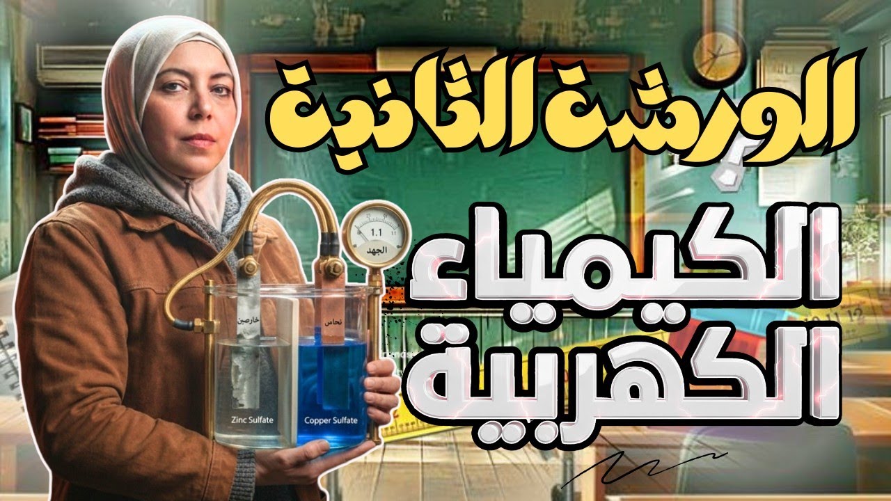 مراجعة الكيمياء الكهربية  |الورشة الثانية| #كيمياء #ثانوية_عامة 