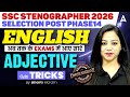 SSC Stenographer/Selection Post English Classes 2026 | Adjective Tricks | By Bharti Mam
