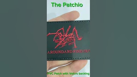 FIND OUT I PVC Patches with Velcro Backing #custompatches #velcro #pvcdesign #VelcroCollection