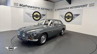 1967 MG B GT | Mathewsons Classic Cars | Auction: 20, 21 &amp; 22 May 2026