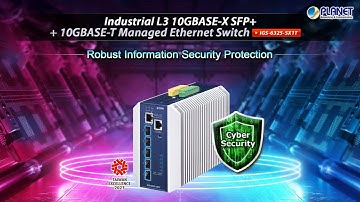 PLANET Industrial L3 5-Port 10GBASE-X SFP+ +1-Port 10GBASE-T Managed Ethernet Switch (IGS-6325-5X1T)