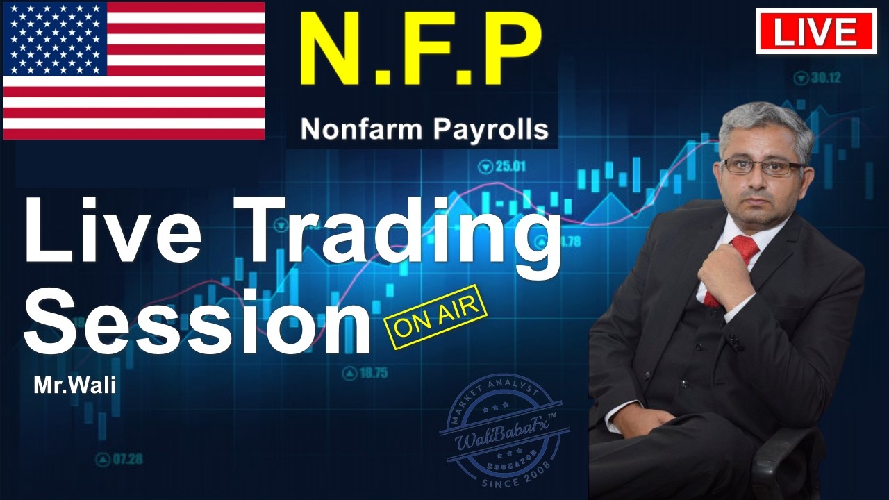NFP Live Gold & Bitcoin Market Analysis | Practical & Educational Trading Session 1604