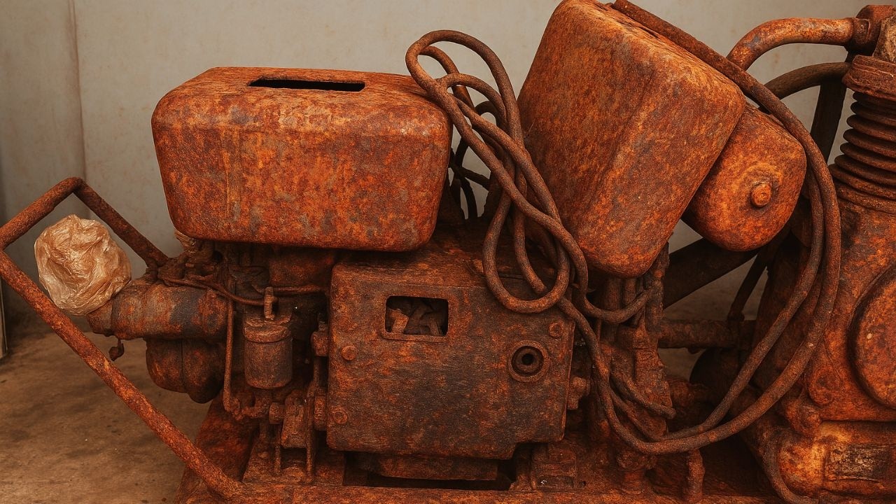 Abandoned for 2 Decades! Resurrecting a Rusty 3-Cylinder Diesel Air Compressor Engine