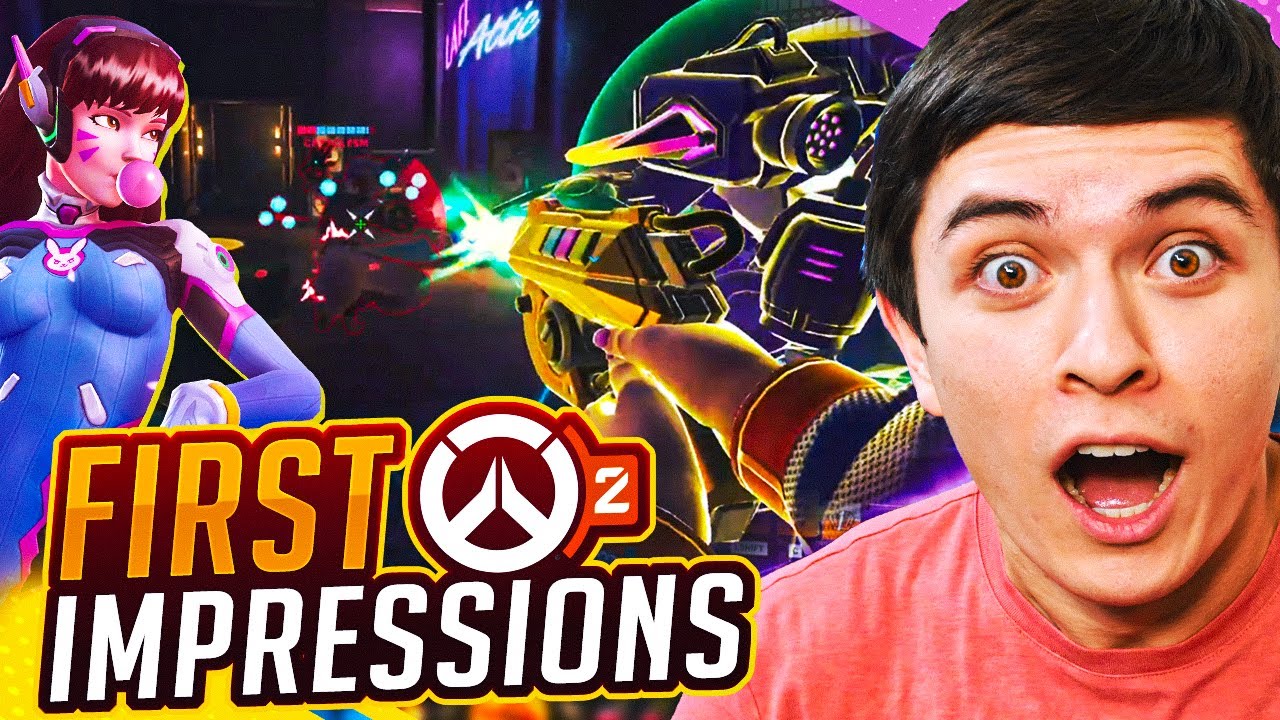 PRO DVA TRIES OVERWATCH 2 | First Impressions - YouTube