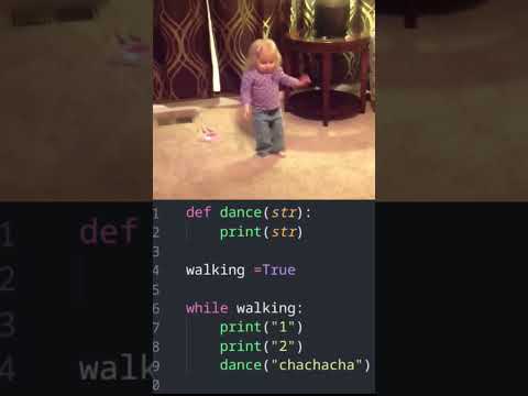 one two cha cha cha little girl | programming jokes | coding jokes python | developer memes python
