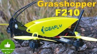 ✔ Жёлтый Кузнечик - Гоночный Квадрокоптер Ideafly Grasshopper F210! Gearbest