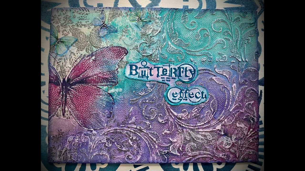 Butterfly Effect - Mixed Media Art Tutorial - YouTube