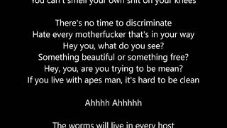 Video thumbnail of "Marilyn Manson - The Beautiful People - Lyrics Scrolling"