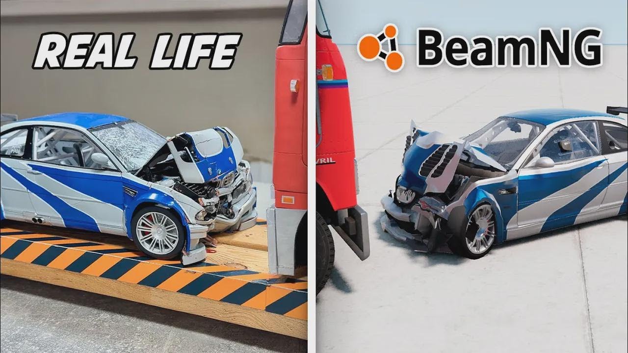 Real-Life Crash Tests vs. BeamNG Drive Simulations – How Accurate Are They?