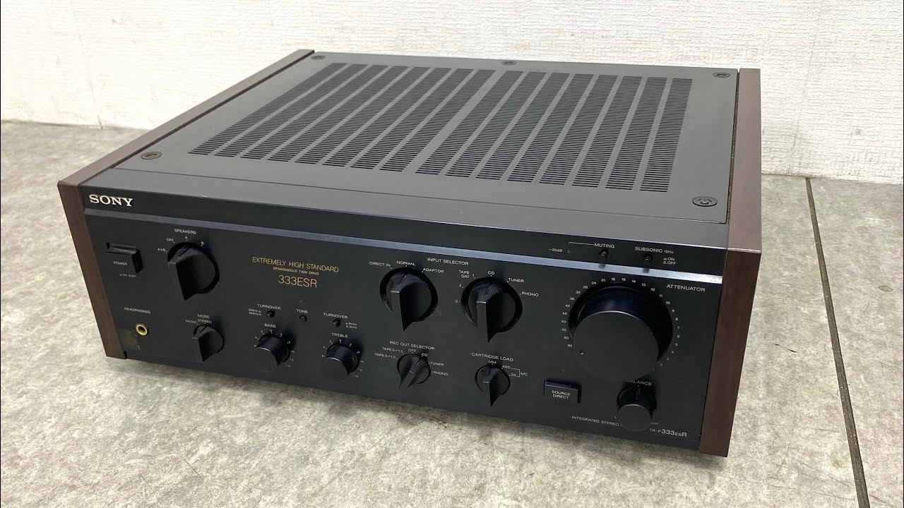 ☆ SONY ソニー プリメインアンプ TA-F333ESR INTEGRATE STEREO