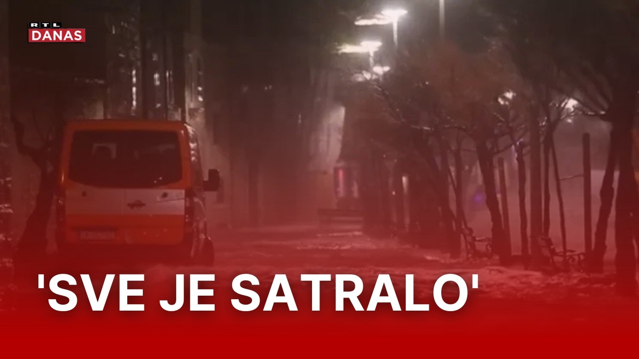 U Kaštelima su vidjeli kako je to kad priroda pokaže moć | RTL Danas