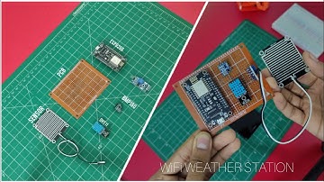 DIY a  WiFi Weather Station using NodeMcu, ESP8266 | web server weather station |