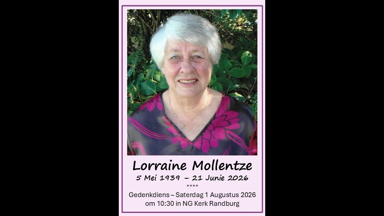 Roudiens Lorraine Mollentze