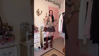 Y2K GIRLS NIGHT OUT OUTFIT INSPO #shorts #springfashion #ootd #y2kfashion #early2000s #grwm #style