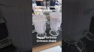 Happy birthday Grimace shake
