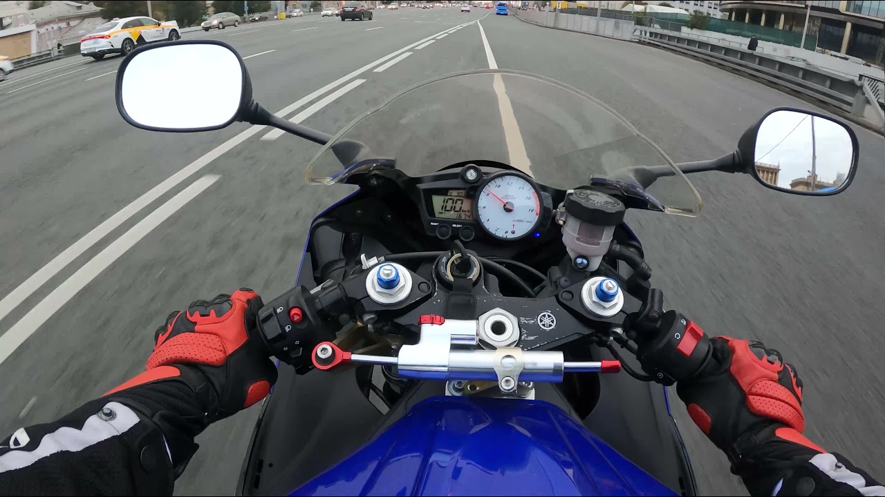На мотоциклах из Москвы в область! Yamaha R6 и Yamaha MT-09