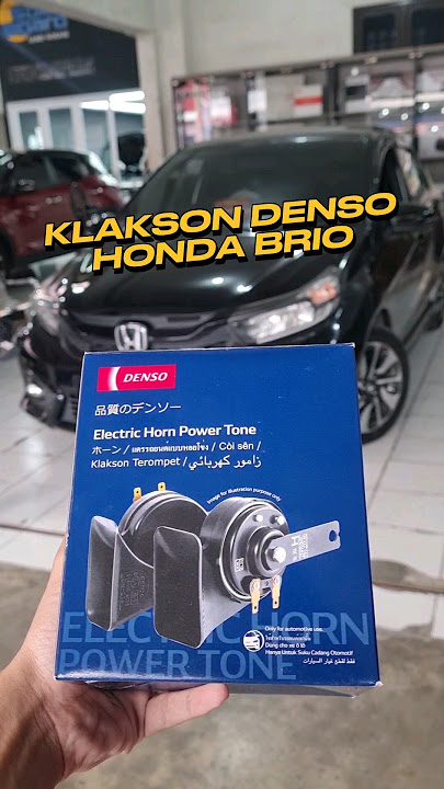 PASANG KLAKSON DENSO DI HONDA BRIO #variasimobil #variasimobilpurwakarta