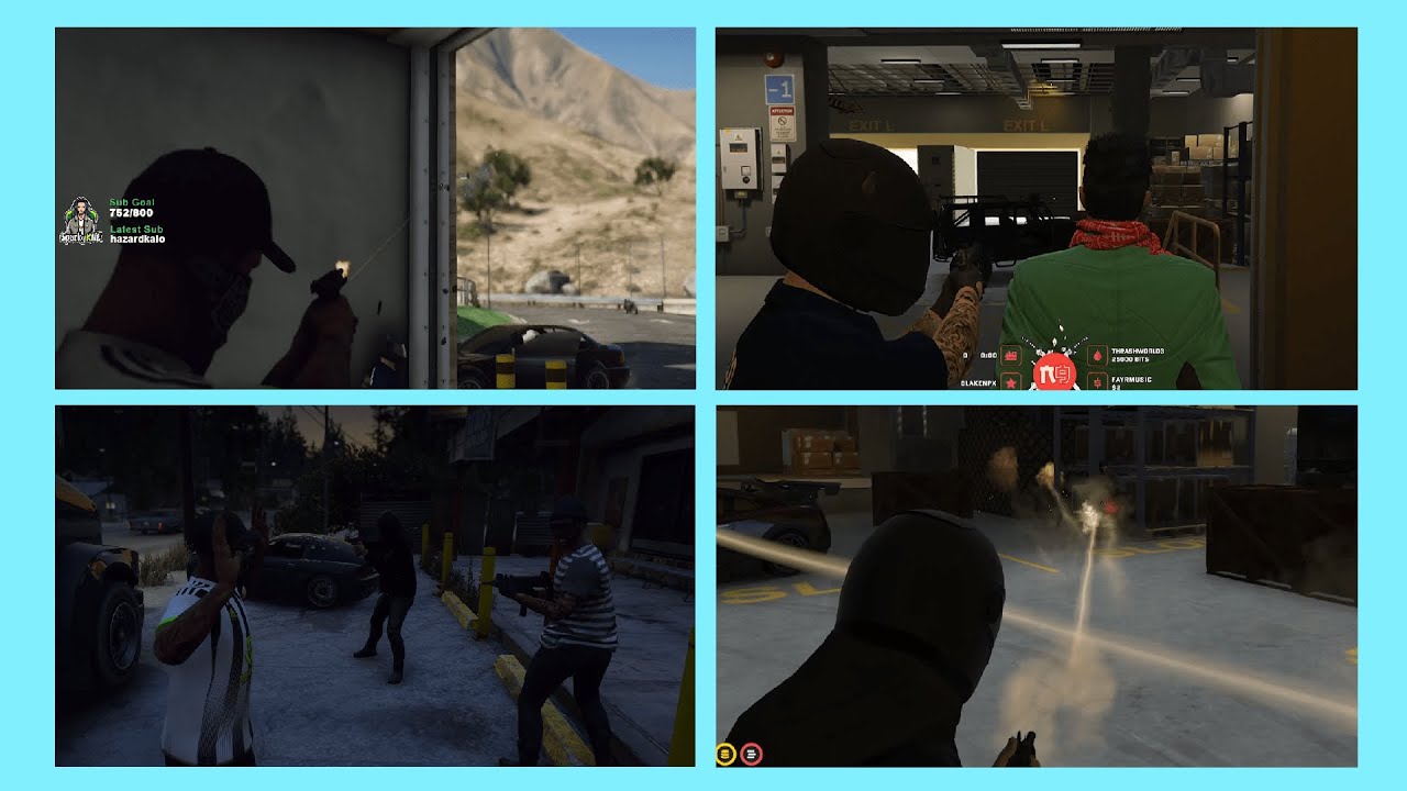 Mandem Roadmen x Meelo vs Aztecas (All POVs) | GTA RP NoPixel 3.0