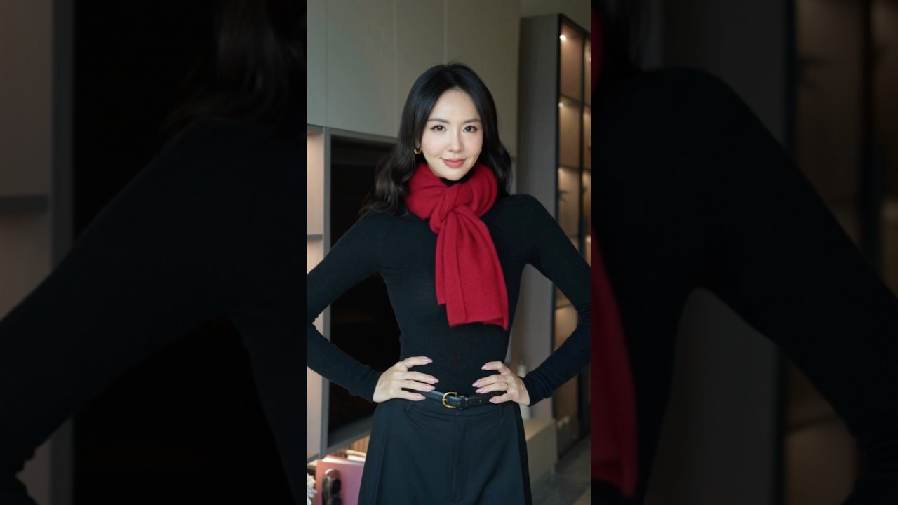 Four simple ways to wear a scarf 🧣 #ootd #ootdguide #outfitinspo #fashion #hacks #outfitideas