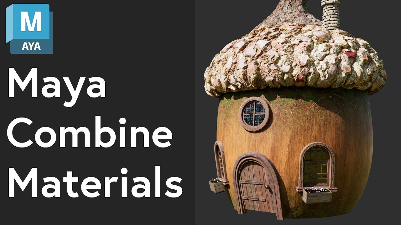 Combining Two Materials – Maya & Arnold Tutorial - YouTube