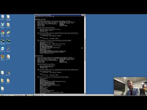 19. Using the Command Prompt gpresult r + gpupdatep force