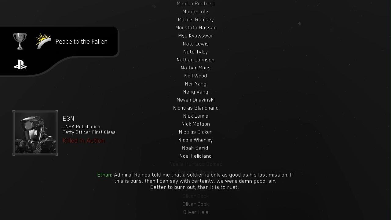 Call of Duty: Infinite Warfare Peace of the Fallen