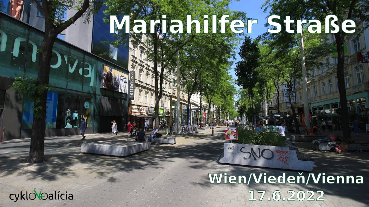 Mariahilfer Straße (Viedeň), prejazd 17.6.2022