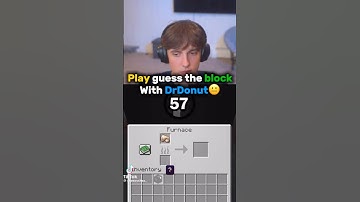 Play guess the block with DrDonut.😐 #donutsmp #minecraft #viral #shorts